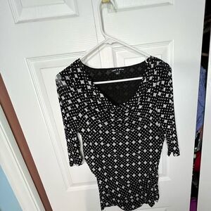 3/4 sleeve blouse large cable&guage